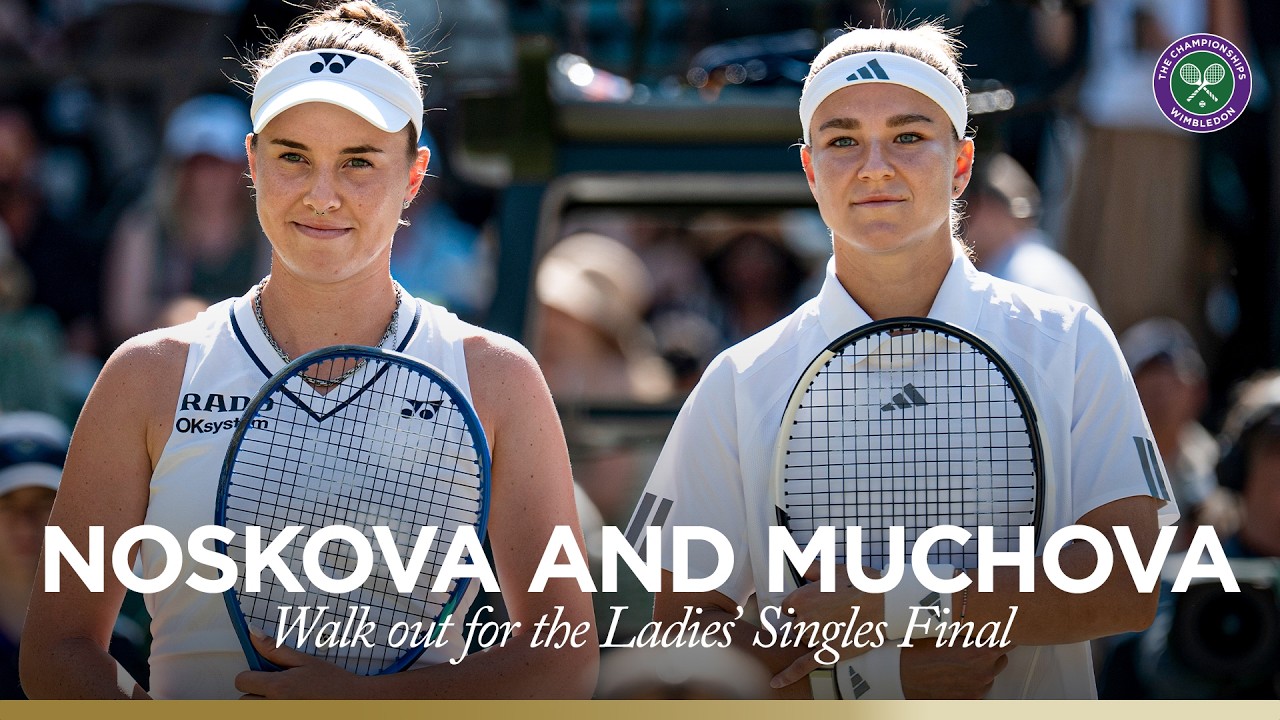 Muchova and Noskova take to Centre Court for the Ladies' Final 🇨🇿 | Wimbledon 2026