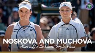 Muchova and Noskova take to Centre Court for the Ladies' Final 🇨🇿 | Wimbledon 2026