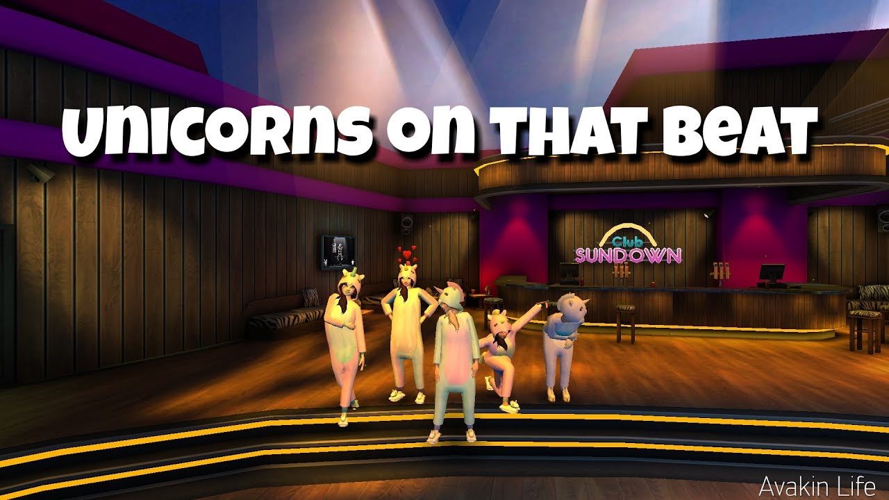 Juju on dat beat Avakin Life (Unicorn version)