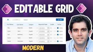 Power Apps Editable Grid using Gallery & Modern Controls (2023)