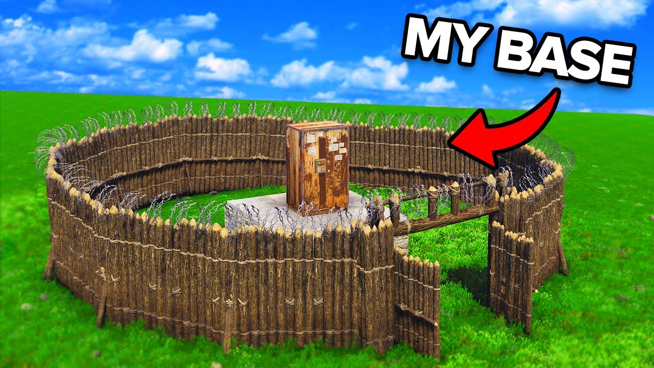 I built a base with NO ROOF in Rust...