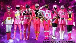 All Pink Rangers Of Super Sentai 1975-2019