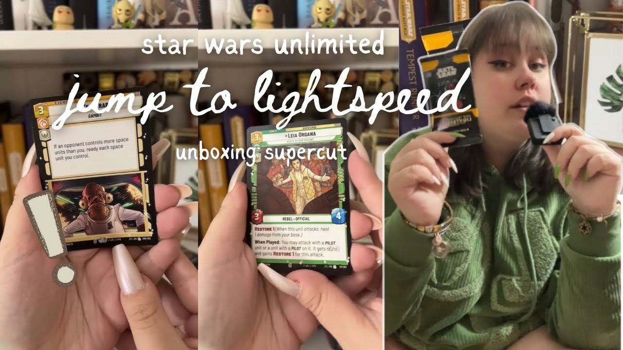 OPENING 24 PACKS OF SWU ⭐️ (star wars unlimited tiktok compilation)