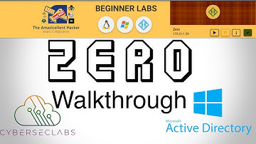 Cyberseclabs Zero Walkthrough || Zerologon Vulnerability Exploitation