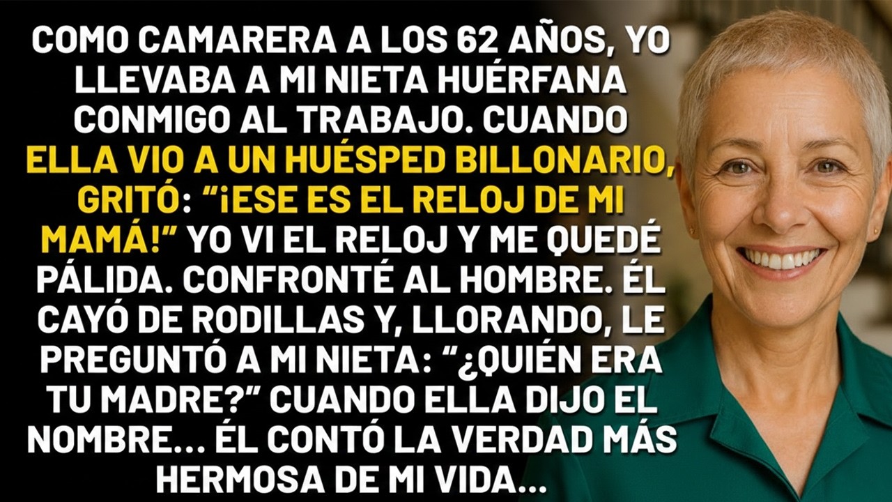 “Señor… ¡ese RELOJ era de mi mamá fallecida!” le dijo mi nieta al BILLONARIO. Él se puso pálido...