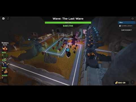 roblox tower battles winning without Golden commando and zed with my friend