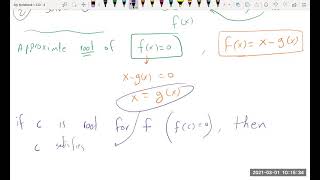 Ch2 Part 1_1 Fixed Point Iteration