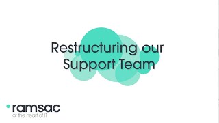 Changing the way we support you