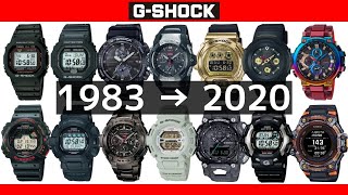 History of The G-SHOCK 1983 to 2020 From the first generation to the latest ■No narration　ジーショックの歴史