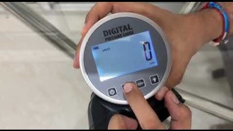 Settings of Digital Pressure Gauge – Model S200