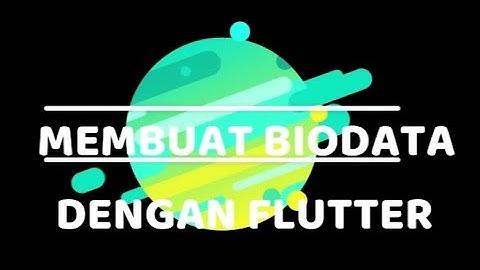 biography Profile Flutter