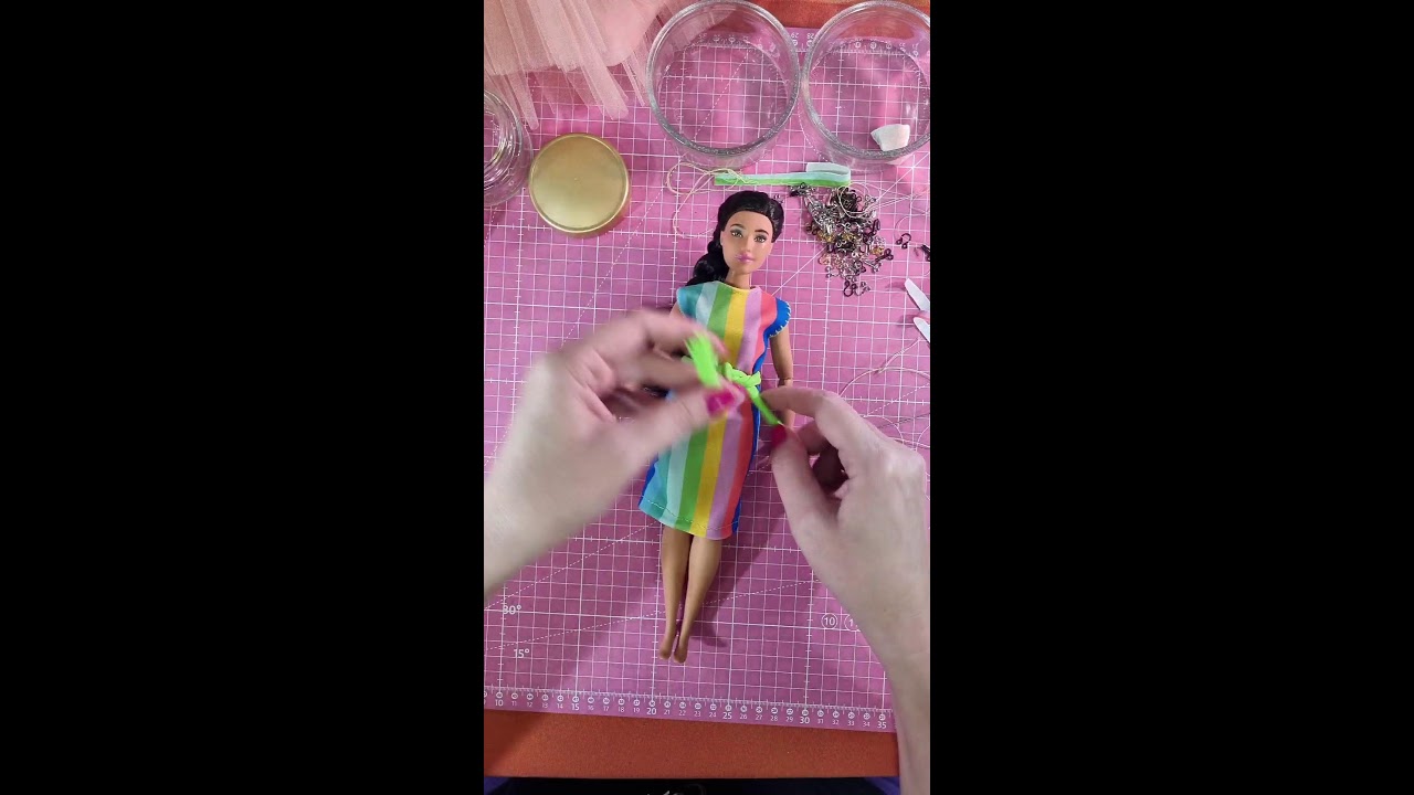 Creating dress for a Barbie