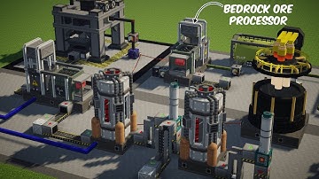 New "BEDROCK ORE PROCESSING" - HBMs Nuclear Tech Mod