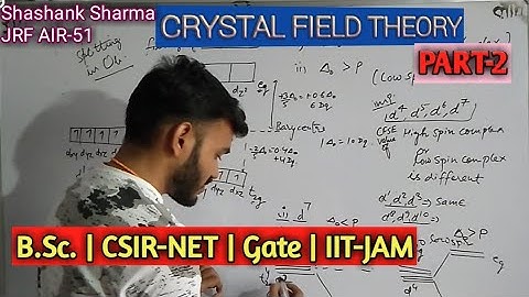 Crystal field theory part-2| B.Sc.|CSIR-NET| GATE| IIT-JAM