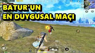 BATUR'UN EN DUYGUSAL MAÇI ! MÜTHİŞ MAÇ SOLO SQUAD PUBG MOBİLE