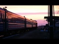 М62-1439 с пассажирским поездом Черновцы - Ковель отправляется от ст.Сенкевичевка