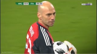 Willy Caballero vs Italia - Debut en la Selección Argentina - Amistoso 23/03/2018