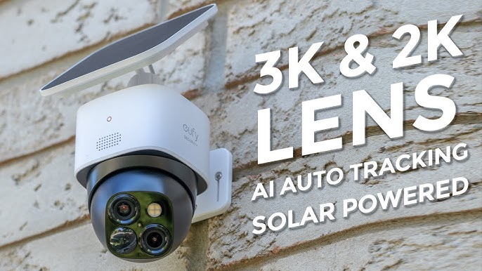 SoloCam S340 Wireless Outdoor Security Camera with Dual Lens and Solar
