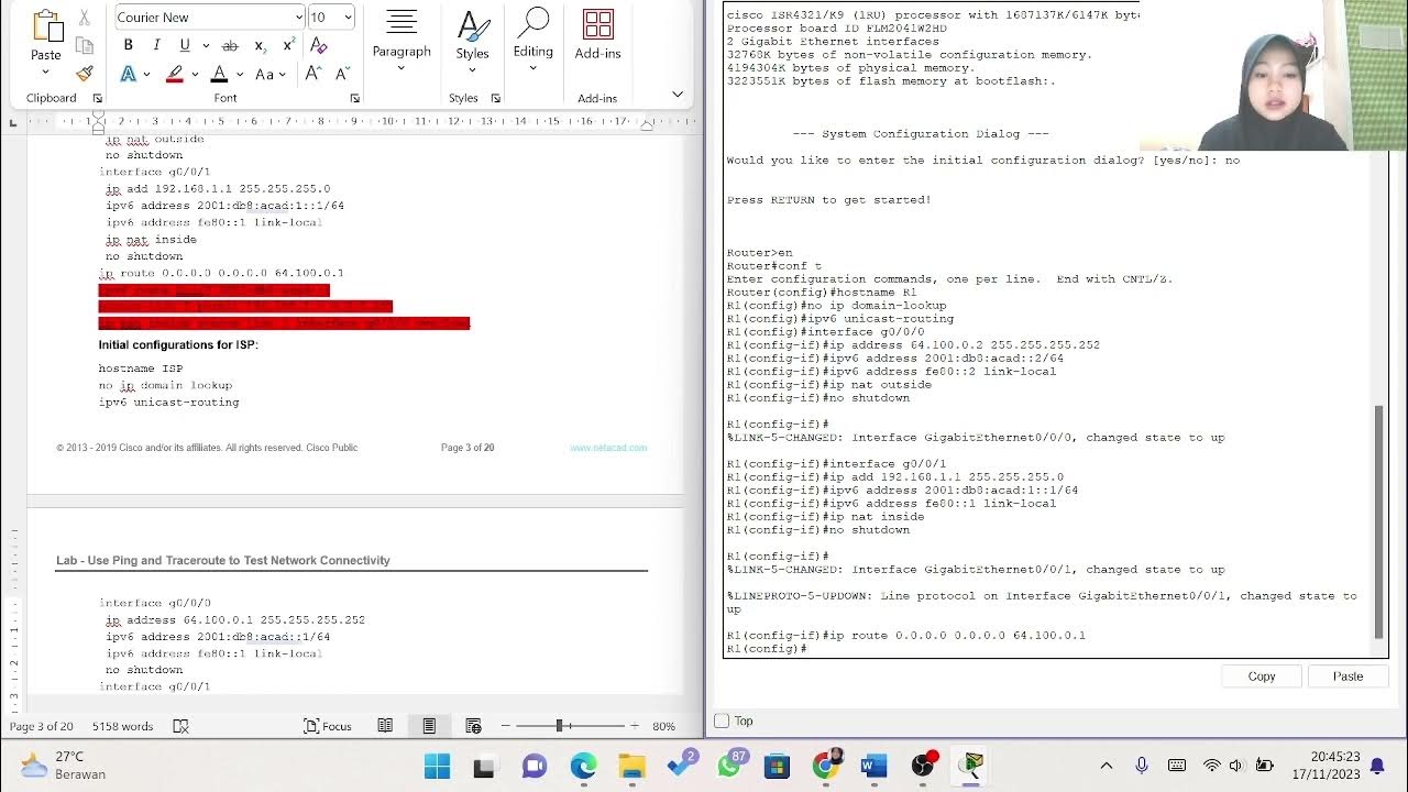 Use Ping and Traceroute to Test Network Connectivity & Design and Build ... image.