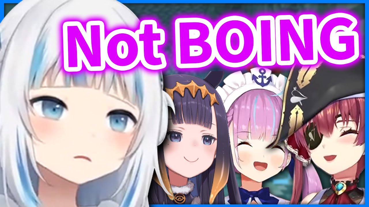 Gura You are Cute, but NO BOING BOING! 【Hololive】