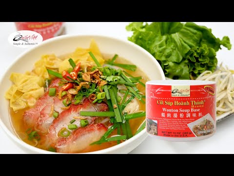 Video Quick + Easy Wonton BBQ Pork Noodle Soup | Made with... - youtube