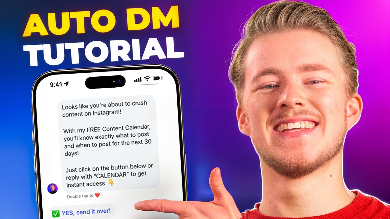 How to Set Up Instagram DM Automation (Comment Word & Send a DM) - YouTube