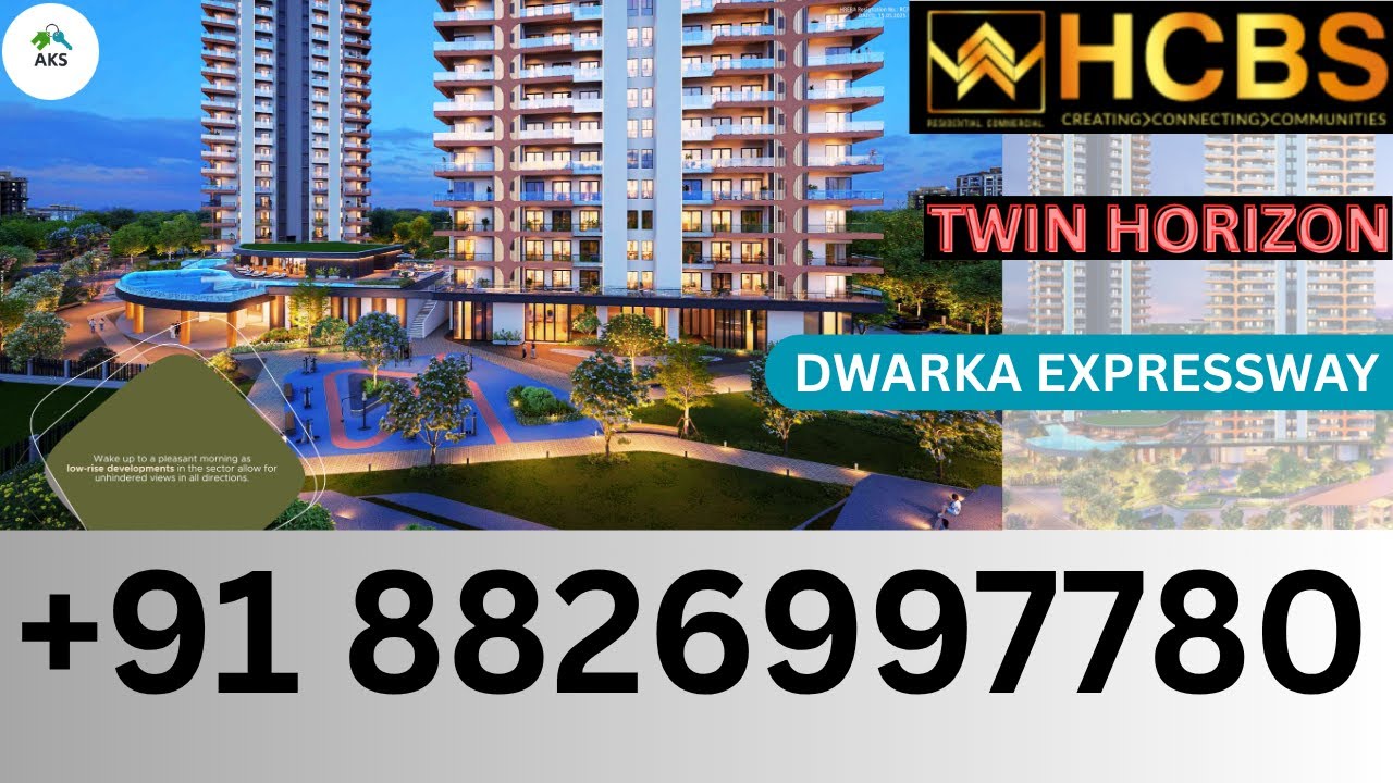 HCBS TWIN HORIZON   New Residential Projects in Dwarka Expressway 8826997781 