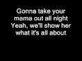 Take your mama out lyrics the scissor sisters