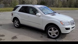 Dealer Auction! 2008 Mercedes Benz ML350 4 Matic.   150k beautiful ! pov walkaround test drive