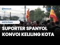 Euforia Juara, Suporter Spanyol dari Empat Titik Nobar Bersatu Konvoi Keliling Kota Palu