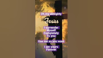 Thumbnail of I Surrender All | Worship Song | #christian #worship #gospelmusic #prayer