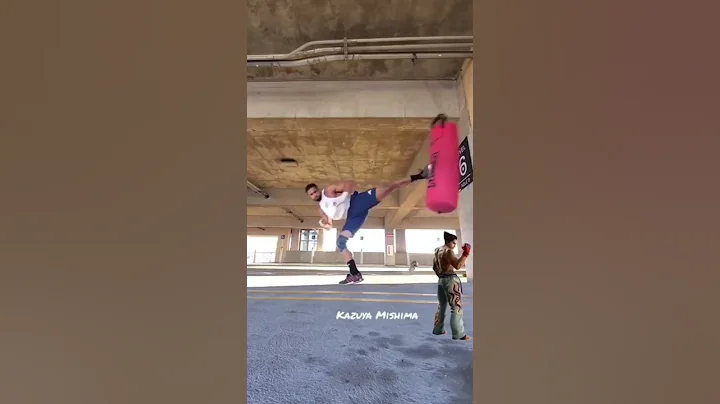 Taekwondo kicks practices in Boxing punching bag !! hard work in punching bag #shorts #punch #kicks