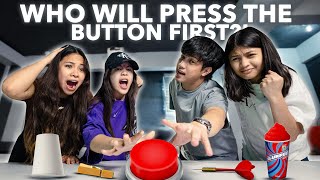 FIRST To Press The Button Challenge (Paunahan!) | Ranz And Niana