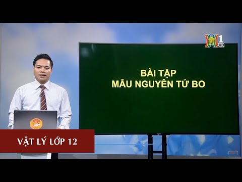 Bài tập: Mẫu nguyên tử Bohr
