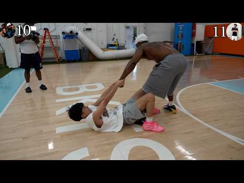 NAIL BITING 1v1 Basketball Against Ray Asian Boy !