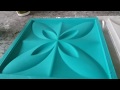 aprenda a fazer molde de silicone, vindo da forma de plastico 3D..