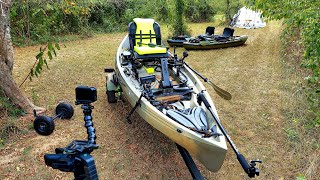 Nucanoe Frontier 12 & Lifetime Tamarack Angler 10 Kayak Modifications, Set-ups, & Review (July)