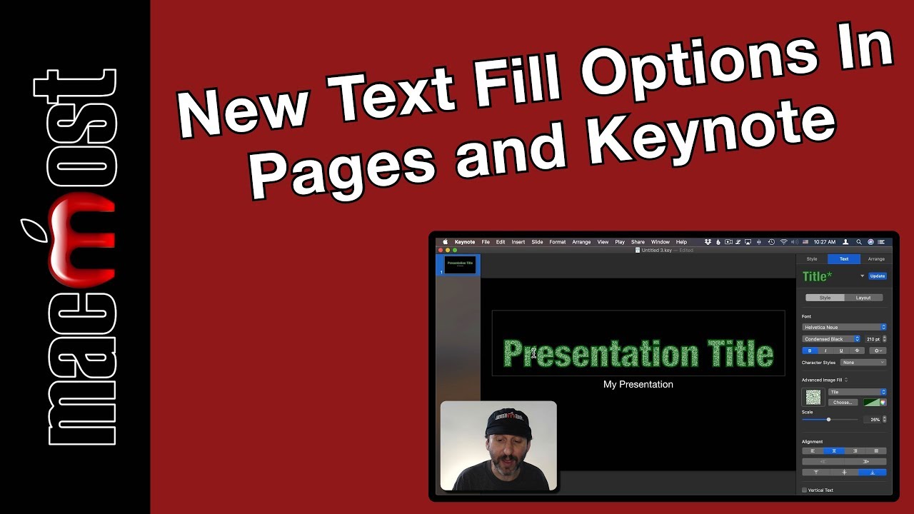 New Text Fill Options In Pages and Keynote (MacMost #1953) - YouTube