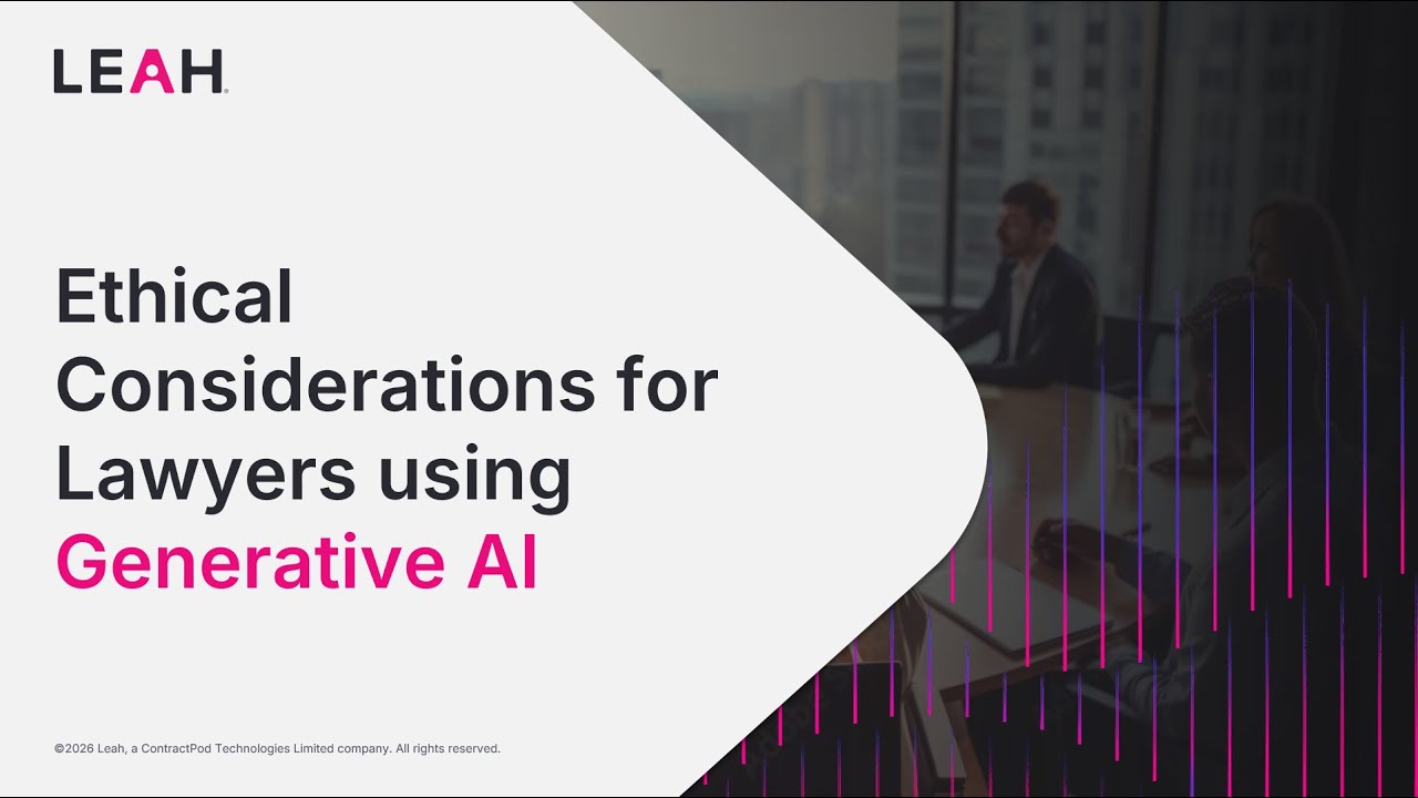Ethical Considerations for Lawyers Using Generative AI in Delivering Legal Services