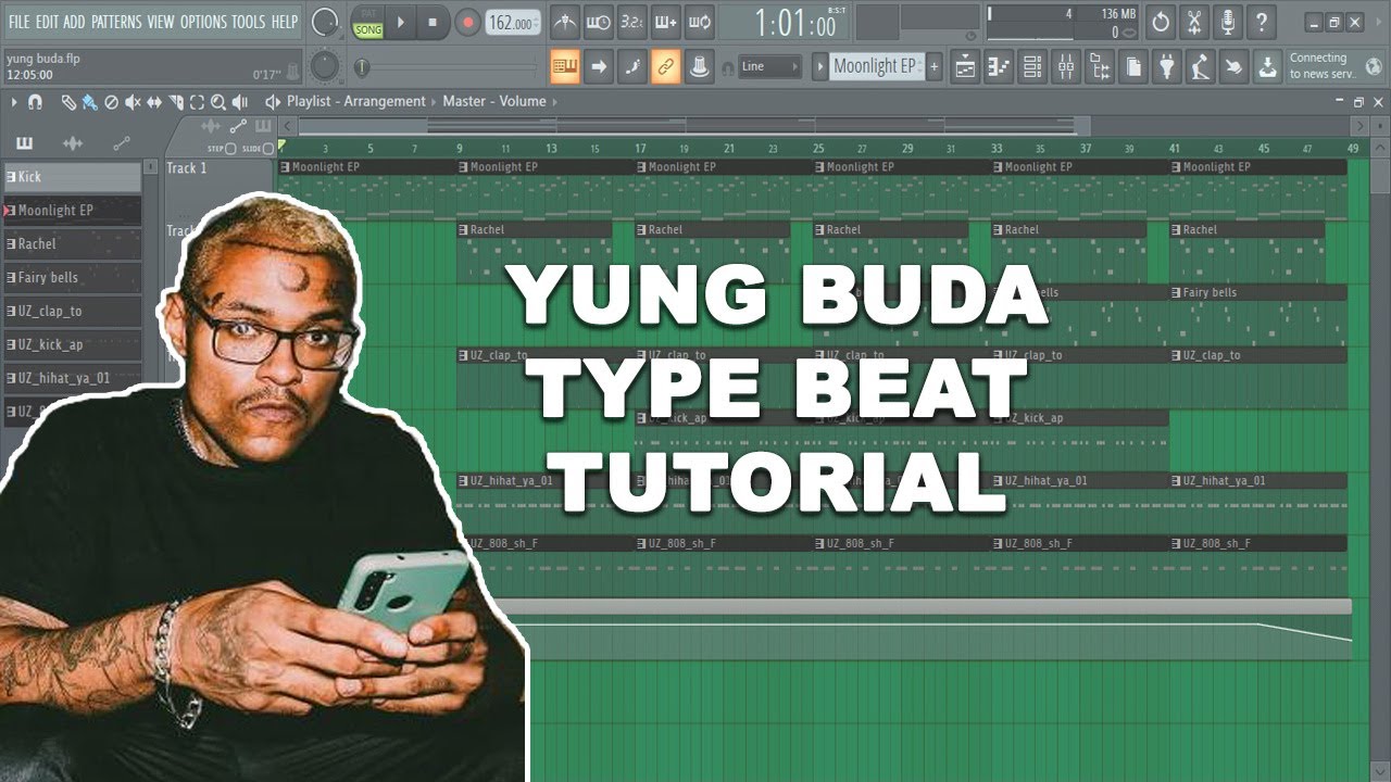 Yung Buda  type beat simples (Tutorial FL Studio)