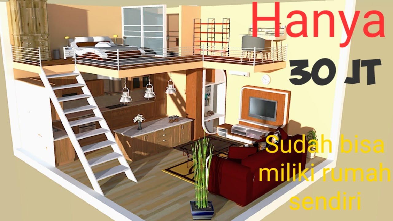 Desain Rumah Minimalis 6x5 M2 YouTube