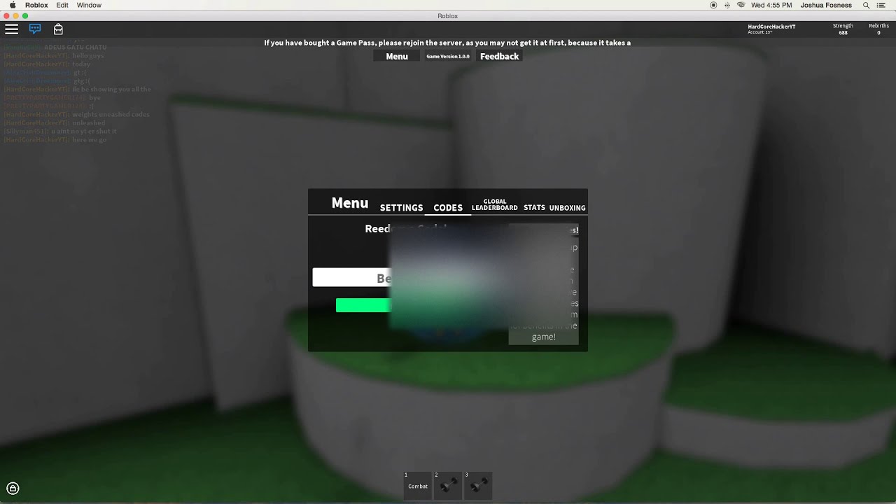 All The Codes Roblox Weights Unleashed Beta Youtube - weight model roblox