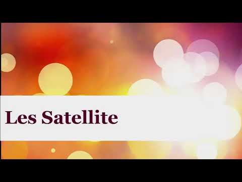 مشروع حول الاقمار الصناعية بالفرنسية 