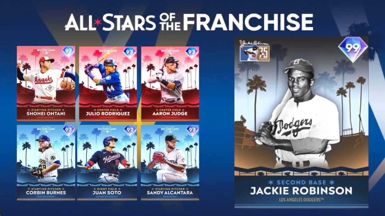 99 JACKIE ROBINSON COLLECTION AND ALL STAR PROGRAM! MLB The Show 22 Diamond Dynasty