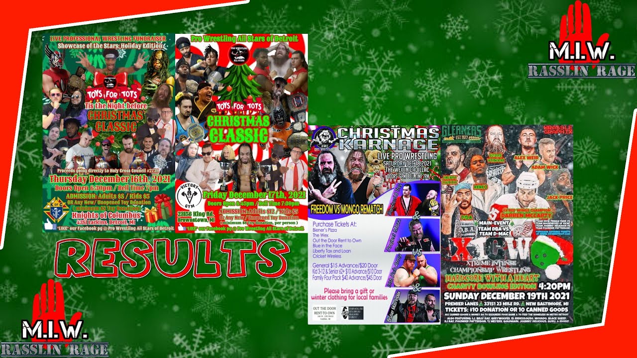 MIW EP 113 - PWAS | UWE MI Indie Wrestling Results | XICW Fundraiser