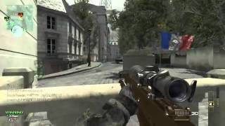 HD MW3 Gold Barrett .50cal Flashed Quad Feed
