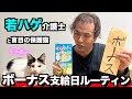 【若ハゲvlog】盲目の子猫と暮らす若ハゲ介護士のボーナス支給日ルーティン