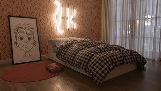 Realistic Stripe Stitched Comforter Design with Blender and Marvelous Designer