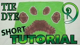 Tie Dye Paw Print [Short Tutorial] #72