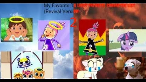 My Favorite To Least Favorite Character List (Revival Version v2)